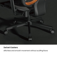 Chaise de bureau sans couture, repose-bras 3D, ergonomique, à dossier haut, pivotante, inclinable, pour ordinateur