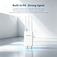 COMFAST CF-EW85 Punto de Acceso WiFi para Exteriores de Doble Banda de 1200Mbps, Gigabit POE, OpenWRT, Firewall, IP66 Impermeable, 3 Antenas Externas