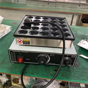Heavy Duty Automatic Mini Pancake Maker 25 Holes Nonstick Poffertjes Dorayaki <b>Waffle</b> <b>Machine</b> 110V/220V Commercial - Product Image 4