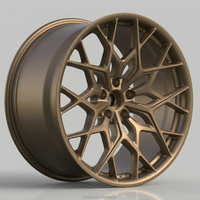 Rines Forjados de 3 Piezas 5x120 ET35 con Diseño Cóncavo para 991 Carrera 4S Turbo S 992 RS, Borde Doble Escalonado, Color Plata