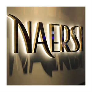 <span class=keywords><strong>ป้าย</strong></span>3D <span class=keywords><strong>ป้าย</strong></span>สำนักงานการค้าตามสั่งป้าย3D ไฟ LED โลโก้ธุรกิจด้านหลังสว่าง - Product Image 1