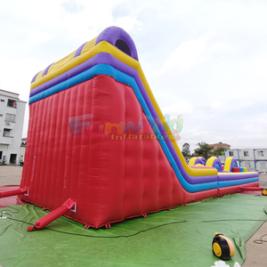 สนามแข่งขันและกิจกรรมกลางแจ้งแบบเป่าลมขนาดใหญ่สองเลนสำหรับการแข่งขันและความบันเทิง - Product Image 6