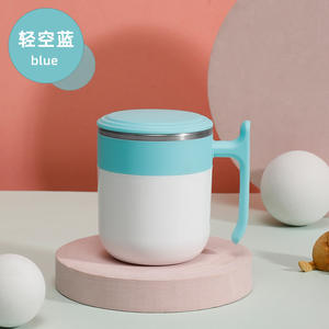 Mug à agitation magnétique automatique en acier inoxydable à double paroi de qualité alimentaire, fonctionnel, en vente chaude, créatif, avec poignée pratique - Product Image 3