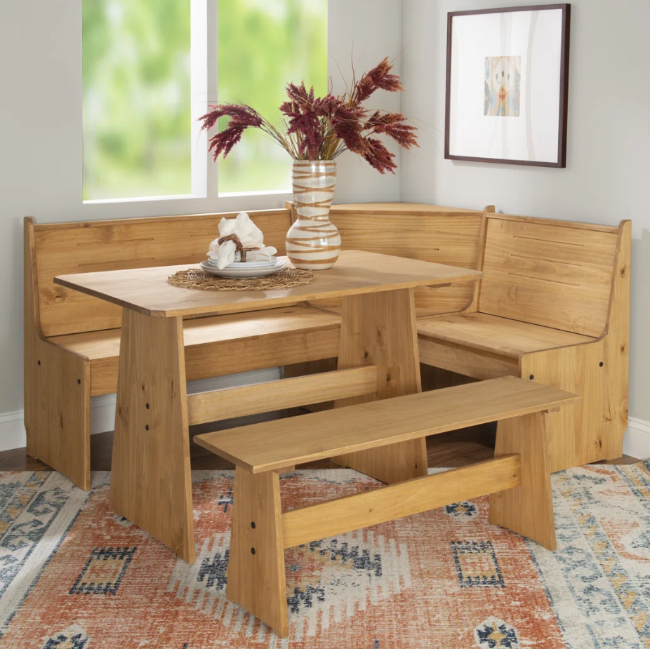 Dining Table Breakfast Nook Space-Saving Modern Design