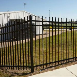 Panneau de clôture en acier direct d'usine Sécurité en métal Taille et couleur personnalisées Panneaux de clôture de sécurité en acier - Product Image 3