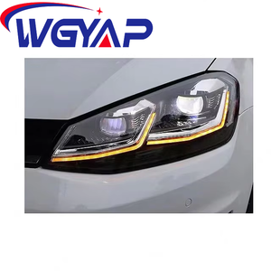 WGYAP ไฟหน้า <span class=keywords><strong>MK3</strong></span> 3ดวงสำหรับกอล์ฟ, ไฟสีเหลือง12โวลต์เปลี่ยนสีได้สำหรับกอล์ฟ VolkSwan พร้อม D2S D1S รูปทรงหลอดไฟ D3S - Product Image 2