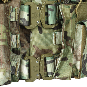 Chaleco táctico MOLLE de poliéster 1000D ajustable para caza, directo de fábrica - Product Image 5