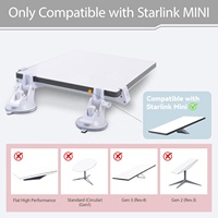 Support de fixation pour pare-brise et tableau de bord de voiture pour Starlink Mini, support à ventouse pour Starlink Mini pour un signal satellite stable