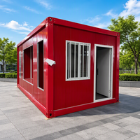 Maison conteneur pliable de type Z personnalisée, 20 pieds, structure en acier, bureau préfabriqué avec système électrique conforme SASO