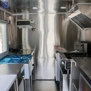 CAMPTRL Rimorchio per Hot Dog Completamente Attrezzato, Food Truck per Caffè, Rimorchio per Catering, Piccola Cucina Mobile Quadrata - Product Image 6
