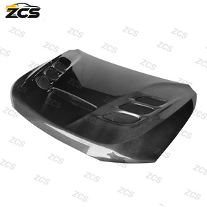 Convient aux <span class=keywords><strong>Dodge</strong></span> <span class=keywords><strong>Durango</strong></span> 2011-2022 avec capot moteur avant en fibre de carbone à trous ouverts pour modification - Product Image 4