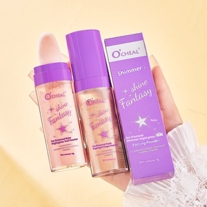 Fairy High Light Mineral <span class=keywords><strong>Polvo</strong></span> prensado a prueba <span class=keywords><strong>de</strong></span> agua Perla brillante Natural Tridimensional Cuerpo y cabello <span class=keywords><strong>Polvo</strong></span> brillante - Product Image 4