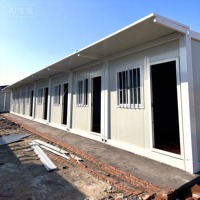 Maison Modulaire Conteneurisée de Luxe Moderne Complète 10/20/40 pieds, Préfabriquée, Respirante, Garantie 5 Ans, Idéale Hôtel/École/Hôpital