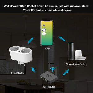 ปลั๊กอัจฉริยะ WiFi แบบ TY-FR-type-C พร้อมอินเทอร์เฟซ USB+Type C Tuya Smart Life ควบคุมด้วยเสียงระยะไกล Smart Things Alexa - Product Image 5