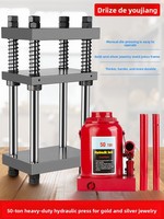 Presse hydraulique verticale à quatre colonnes et deux poutres, 32 tonnes, 50 tonnes, levage à économie d'effort, base solide