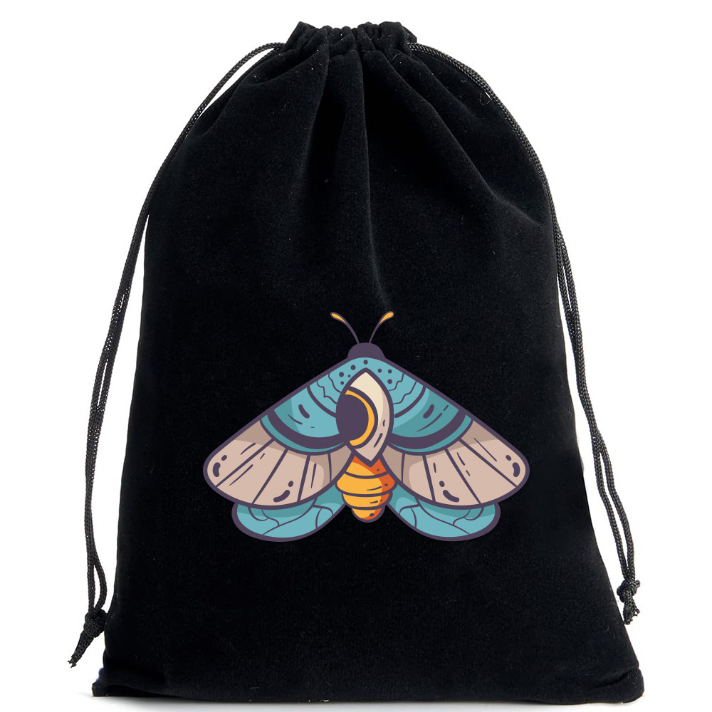 Bolsa negra para cartas de tarot - 01