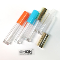 Tubes de brillant à lèvres vides en plastique 4,5 ml pour maquillage DIY, personnalisables avec logo et couleur, impression sérigraphique, injection de couleur, marque EHON LG351