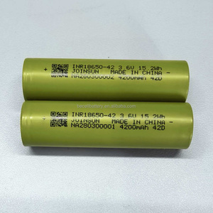 Batería Recargable Joinsun de Alta Capacidad INR18650-42, 3.7V 4200mAh 20A para Batería <span class=keywords><strong>18650</strong></span> - Product Image 1