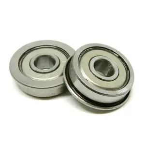 High RPM Motor Bearing Ice Cream Machine Small 5x16x5mm F625-ZZ 2 Side Metal Shield Flange Ball Bearing