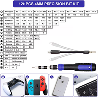 Kit de tournevis magnétique de précision Ultimate 191 en 1, complet, professionnel, pour la réparation d'ordinateurs, de téléphones portables et d'ordinateurs portables, avec embouts Torx