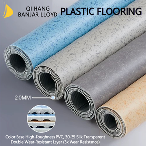 พื้นไม้ลายไม้ PVC แบบมีกาวในตัว สำหรับใช้ภายในบ้าน ปรับปรุงบ้านพักอาศัย รับประกัน 5 ปี - Product Image 4