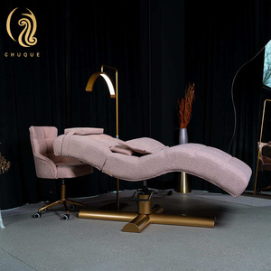 Chuque Modern Pink Wimpern bett Salon Möbel Arc Spa <span class=keywords><strong>Beauty</strong></span> Matratze Gesichts bett <span class=keywords><strong>Beauty</strong></span> Salon Luxus Elektrische Wimpern Betthut - Product Image 3