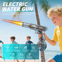 Nouveau pistolet à eau électrique Gluck V2 amélioré, jouets lumineux, silencieux lumineux, pistolet à eau automatique, jouets d'extérieur pour l'été