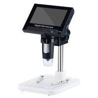 A 4.3-inch Digital Microscope for Medical Testing, Featuring a High-definition Monocular Microscope with 1000x Magnification.