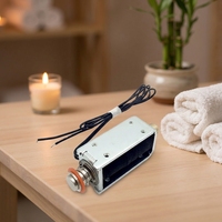 Électroaimant solénoïde à cadre ouvert DC 24V 5A 450g, type sécurité, rétraction à l'alimentation, éjection à la coupure, durée de vie 1-3 ans