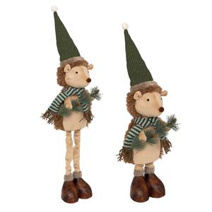 ERIZO CON PATAS TELESCÓPICAS Y GORRO 20X16 H. 95CM - Product Image 1