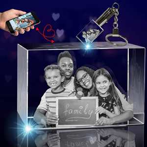 Honneur du presse-papiers en cristal 3D Laser Crystal <span class=keywords><strong>Photo</strong></span> K9 Porte-clés en cristal vierge - Product Image 4