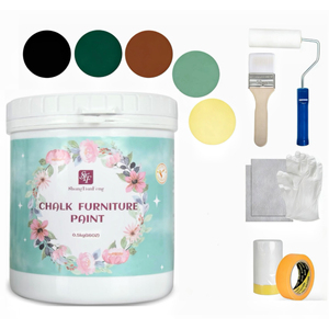 Vernice Opaca Effetto Gesso per Mobili in Legno, Impermeabile, Non Tossica e Inodore, per Rinnovare Armadietti da Cucina, Culle, Scrivanie, Guardaroba - Product Image 1