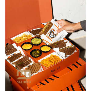 Scatola per Hamburger con Vassoio Integrato per Ristoranti, Caffetterie e Negozi di Bevande - Product Image 5