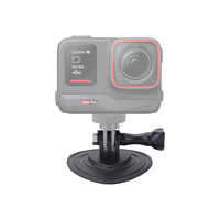 Pour Insta360 X4 support de caméra Base adhésive Flexible support d'autocollant Base de casque de moto pour Gopro Hero 13 12 11 caméra d'action