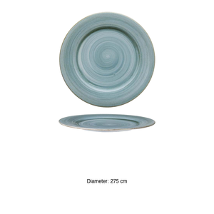 Artisan Blue Flat Plate 27.5 cm Corona Pa1604902724 - Product Image 3