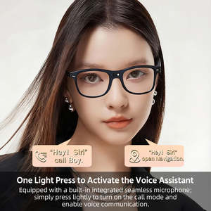 แว่นตาอัจฉริยะ G3 BT WiFi พร้อมกล้อง ถ่ายภาพ วิดีโอ บันทึกเสียง แปลภาษาด้วย AI ระบบจดจำภาพ - Product Image 3