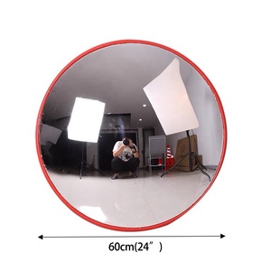 24 "Beveiligingsspiegel Pc Verkeer Convexe Spiegel Voor Supermarkt Hoek Groothoek Gebogen Veiligheidsspiegel Voor Indoor Oprit Weg - Product Image 6