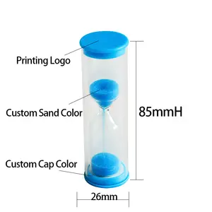 Promotion Cheap Small 1 min 2 min 3 Minute Hourglass Wholesale For Tooth brushing