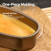 Ustensiles de cuisson pour la cuisine, outils de pâtisserie antiadhésifs, accessoires de cuisson ovales pour gâteaux, pains et en-cas