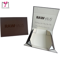Ensemble de boîtes à perruques réutilisables en carton fantaisie avec revêtement UV doré, logo personnalisé, design écologique