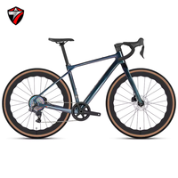 Vélo de route/gravel TWITTER Gravel X Weeltop GEX-13S léger en fibre de carbone avec freins à disque, cadre en aluminium, pour course, sport et ville