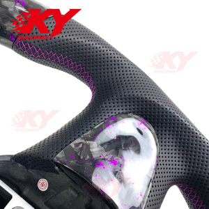 Volante LED de Fibra de Carbono Forjado Personalizado para MINI Cooper S 50 JCW R57 R56 R55 R54 R53 R52 R51 R50 F54 F55 F56 - Product Image 3
