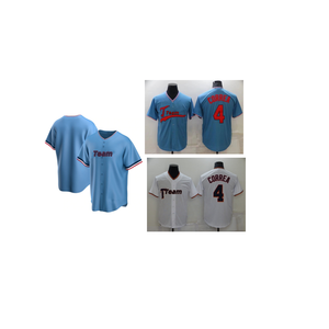 Vendita calda 2025 nuova maglia da Baseball della fabbrica di Minnesota cucita maglietta da Baseball maglie da Baseball personalizzate con logo della squadra - Product Image 1