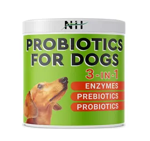 OEM/ODM naturale probiotico morbido mastica cibo per animali domestici e integra i fornitori di snack per cani per la salute dell'intestino degli animali domestici
