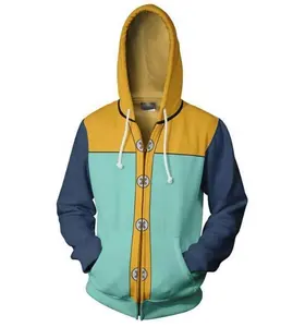 Custom custom High Quality 5XL The Seven Deadly Sins Sweatshirt 3D Hoodies Cosplay Man King Zipper Hoodies Thin Sweatshirts