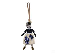 Feutre fait à la main fini mode élégant fille pendentif pendentif porte-clés pour sac pendentif porte-clés