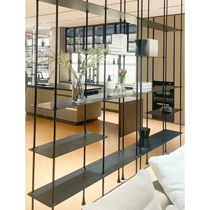 <span class=keywords><strong>Libreria</strong></span> Aperta per Ufficio Domestico con Struttura in <span class=keywords><strong>Metallo</strong></span> e Pannelli in MDF - Product Image 4