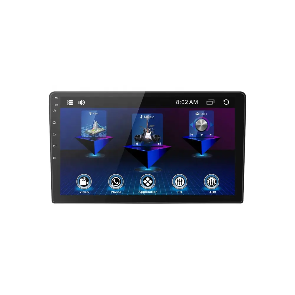 Android 10 system car player con BT gps para electronics autoradio universel rds usb wifi fm estereo hintz doble din radio coche