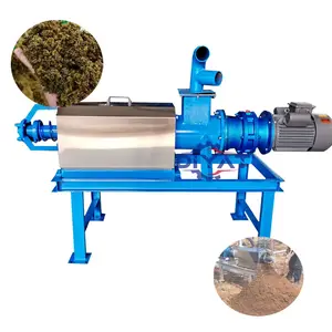 solid liquid separator animal manure dehydrating machine/cheap price cow dung dewatering machine