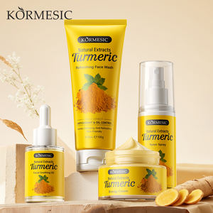 KORMESIC - Set de Cuidado Facial con Aceite Esencial de Cúrcuma, Crema Energética Calmante, Tónico Facial Refrescante en Spray - Product Image 1